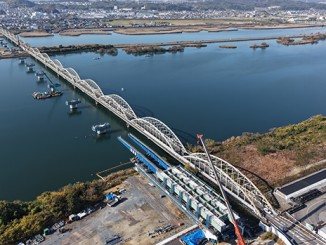 伊勢大橋長良川鋼上部工事