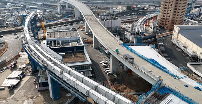 温品JCT Dランプ第1橋